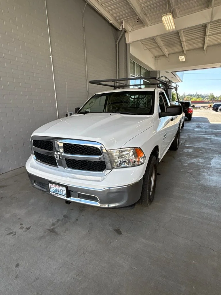 Used 2022 Bright White Clearcoat Ram Tradesman image 1