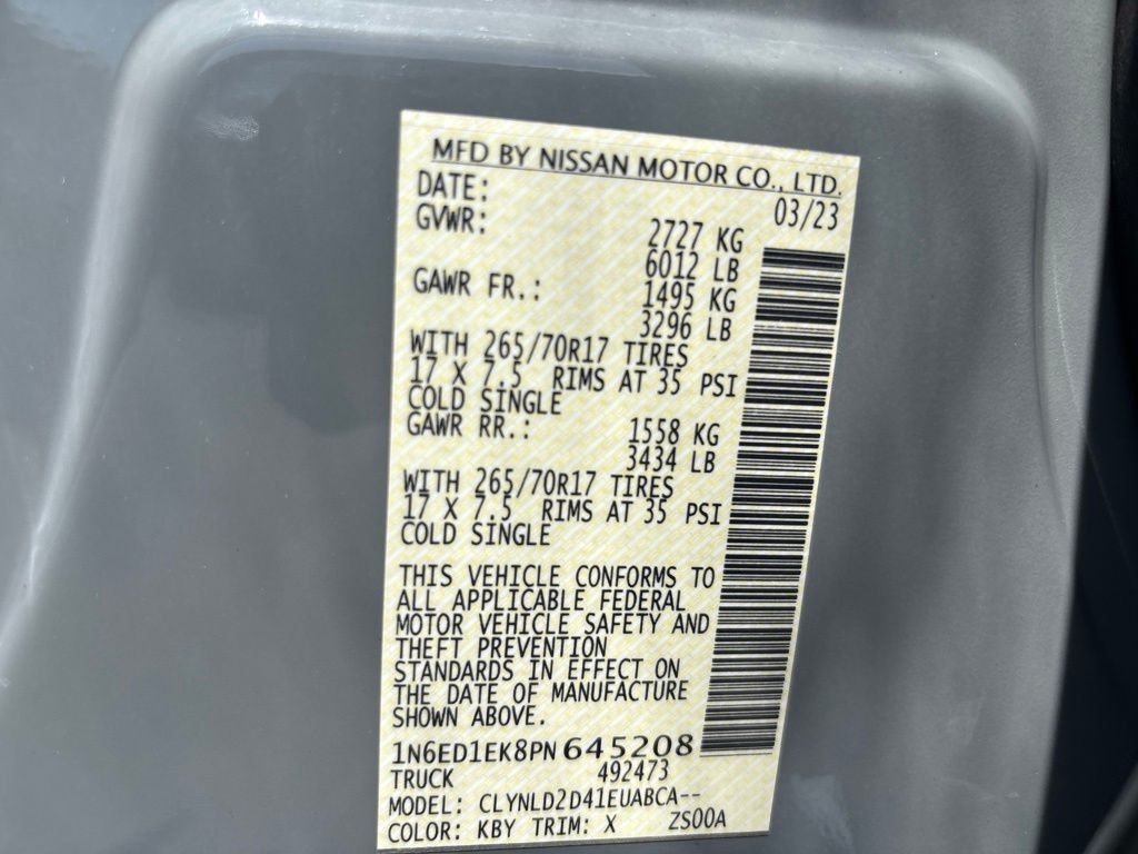 Used 2023 Gray Nissan PRO-4X image 10