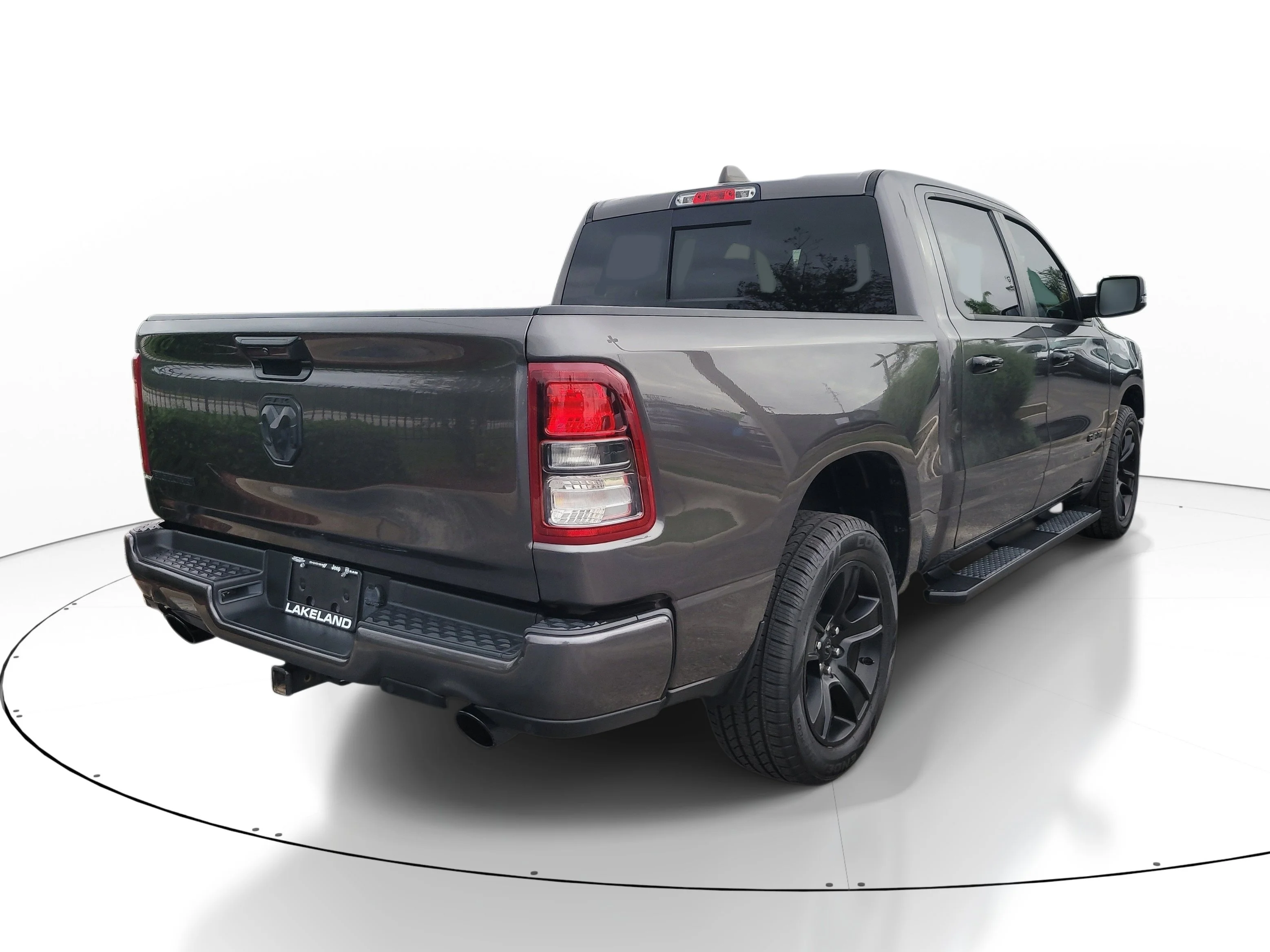 Used 2024 Granite Crystal Metallic Clearcoat Ram Big Horn image 4