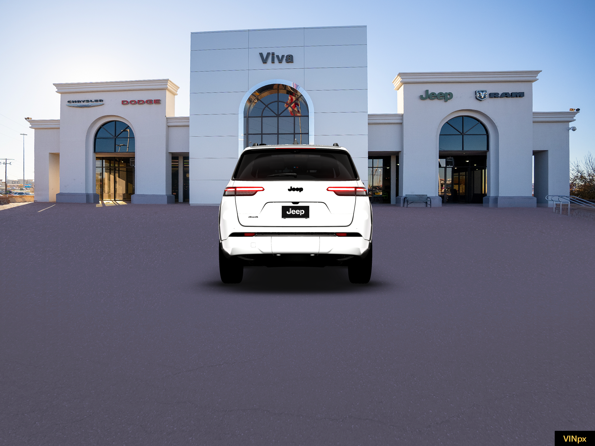 New 2026 Bright White Clear-Coat Exterior Paint Jeep Limited image 6