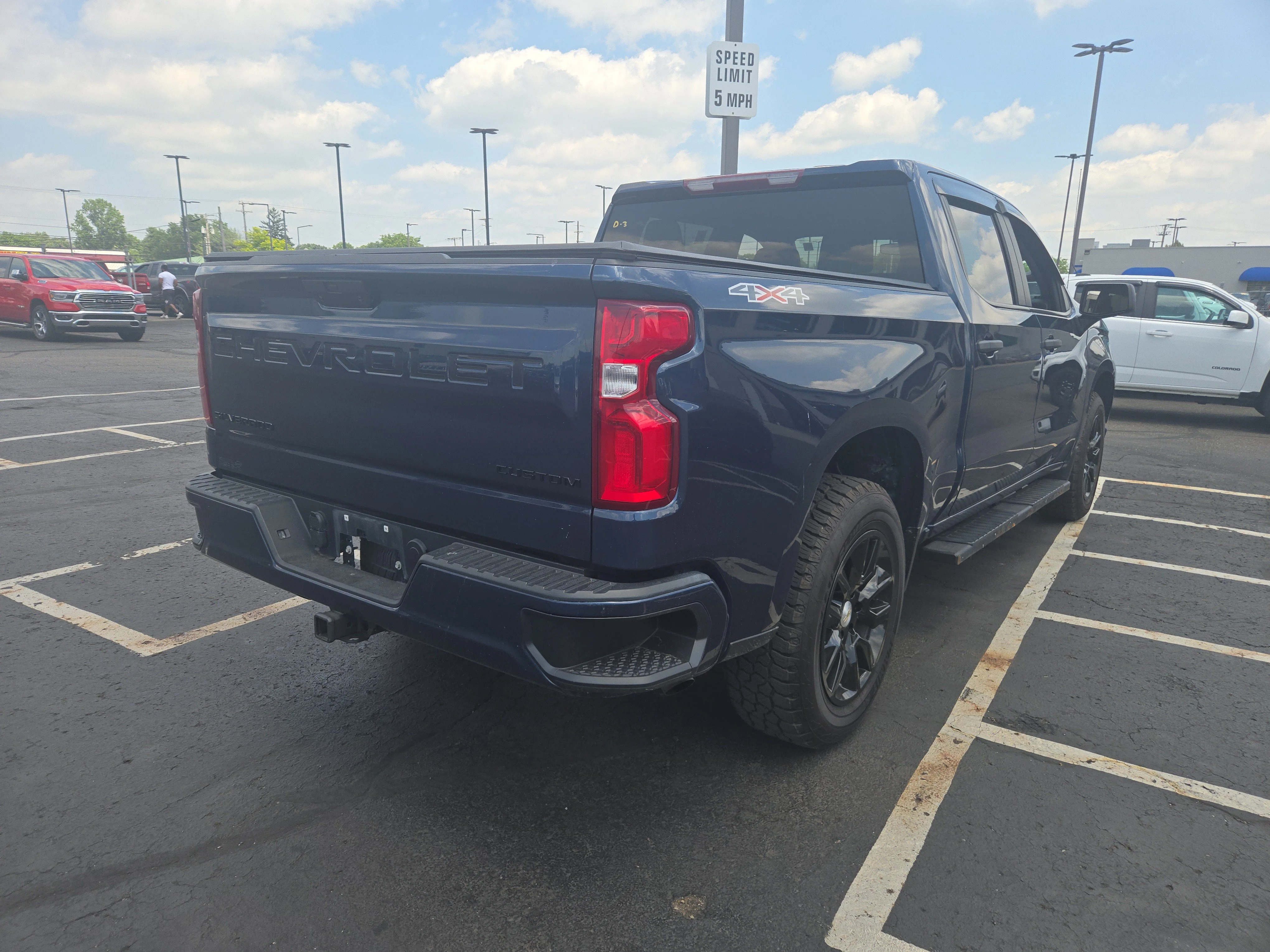 Used 2021 Northsky Blue Metallic Chevrolet Custom image 5