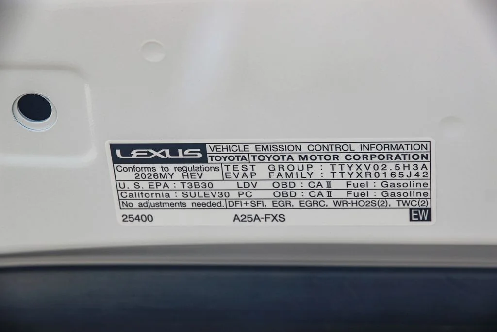 New 2026 Ultra White Lexus ES 350h PREMIUM+ image 27