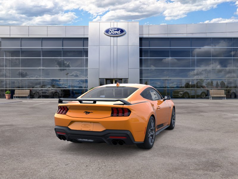 New 2026 Orange Fury Metallic Tri-coat Ford EcoBoost® Premium Fastback image 8