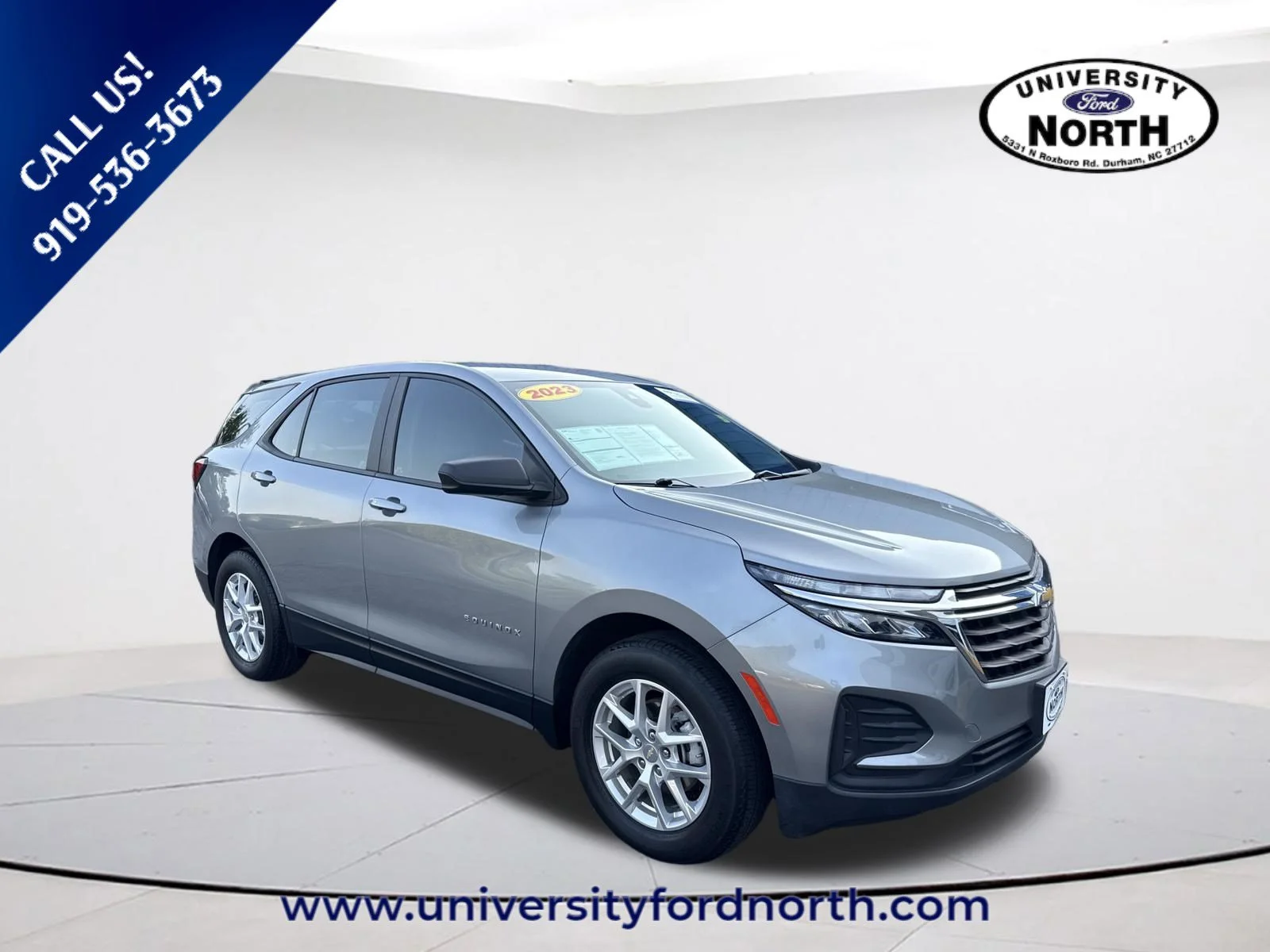 Certified Used 2023 Sterling Gray Metallic Chevrolet LS image 1