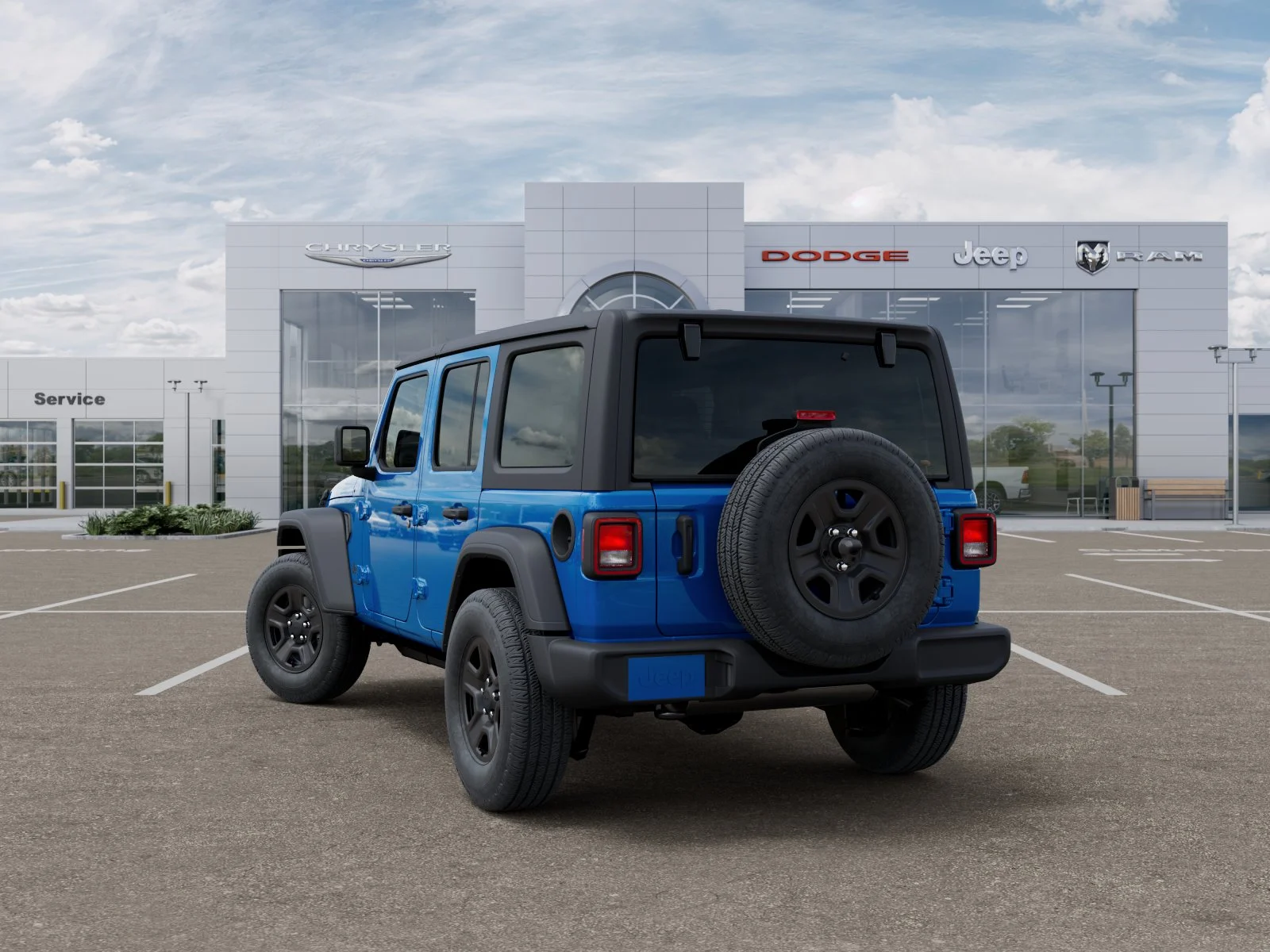 New 2026 Hydro Blue Pearl-Coat Exterior Paint Jeep Sport image 25