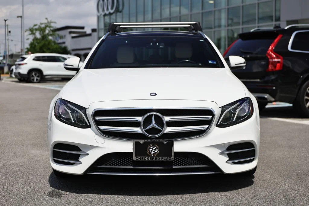 Used 2017 designo Diamond White Metallic Mercedes-Benz E 400 image 13