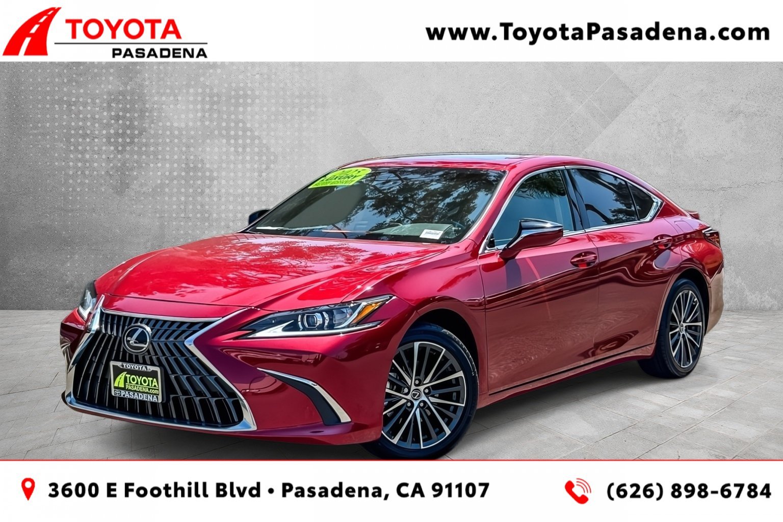 Used 2025 MATADOR RED MICA Lexus ES 300H PREMIUM image 1