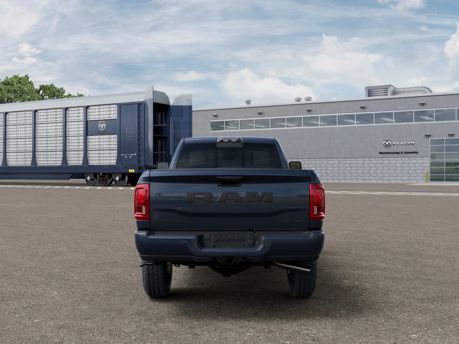 New 2026 Forged Blue Metallic Exterior Paint RAM Big Horn image 13