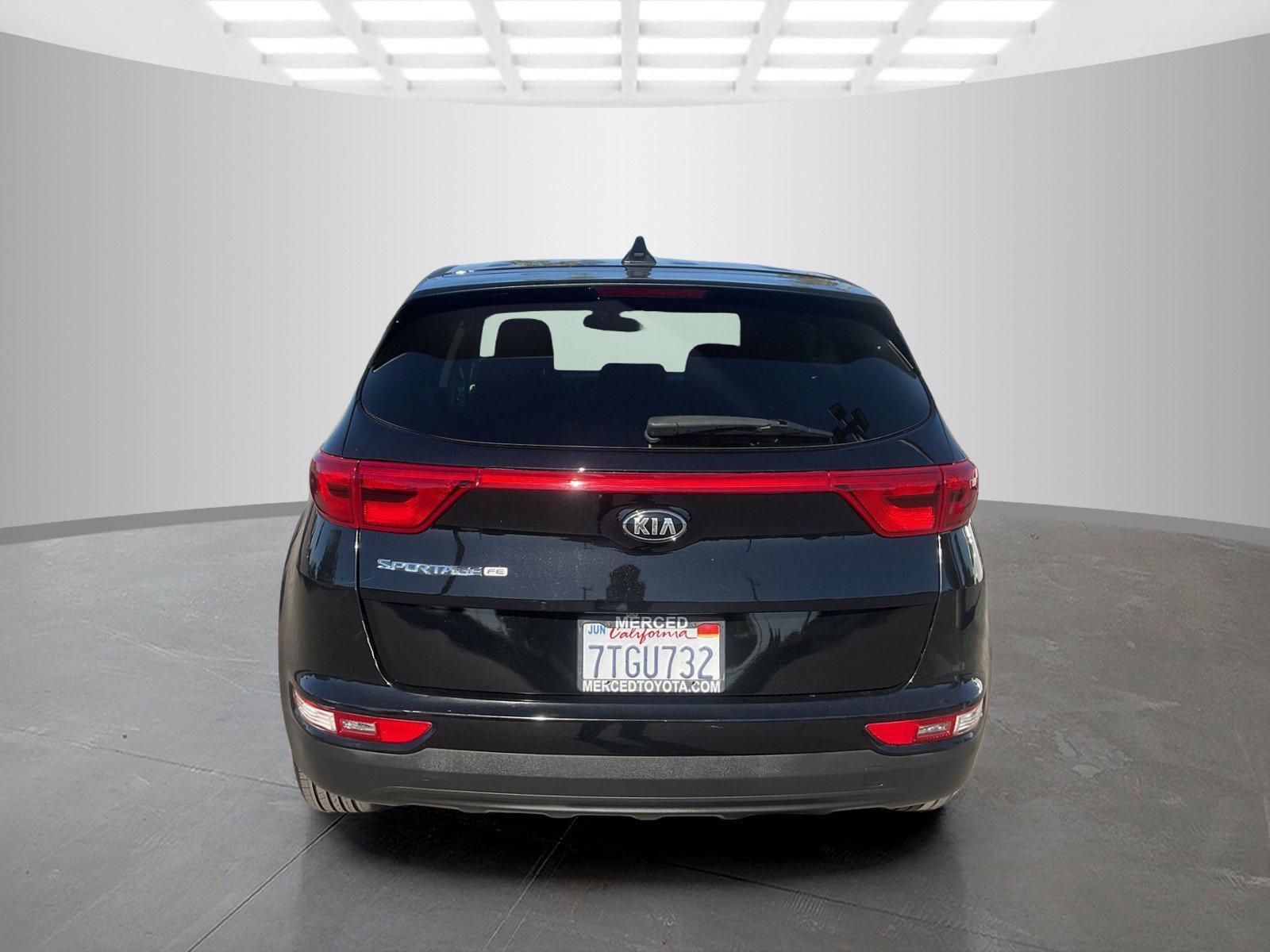 Used 2017 Black Cherry Kia LX image 4