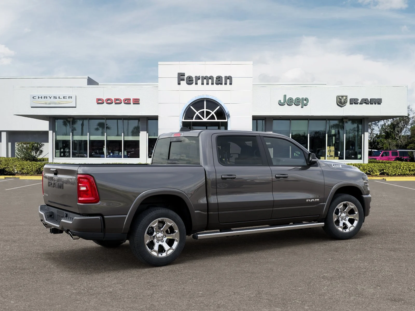 New 2026 Granite Crystal Metallic Clear-Coat Exterior Paint RAM Big Horn/Lone Star image 36