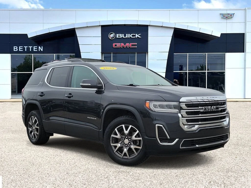 Used 2020 Carbon Black Metallic GMC SLE image 1