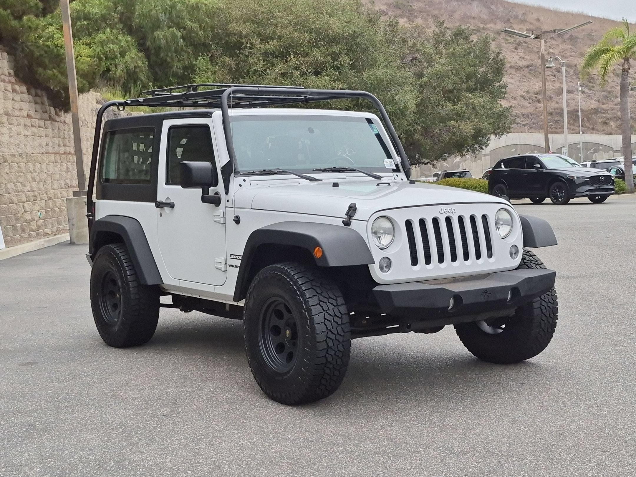 Used 2015 Bright White Clearcoat Jeep Sport image 7
