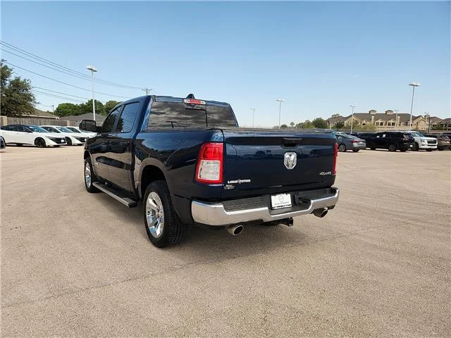 Used 2023 Patriot Blue Pearlcoat RAM Big Horn/Lone Star 4x4 Crew Cab 144.5 in. WB image 3