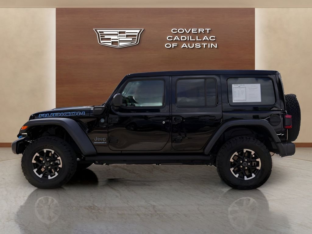 Used 2025 Jeep Wrangler 4xe Rubicon 4XE with VIN 1C4RJXR68SW584104 for sale in Austin, TX