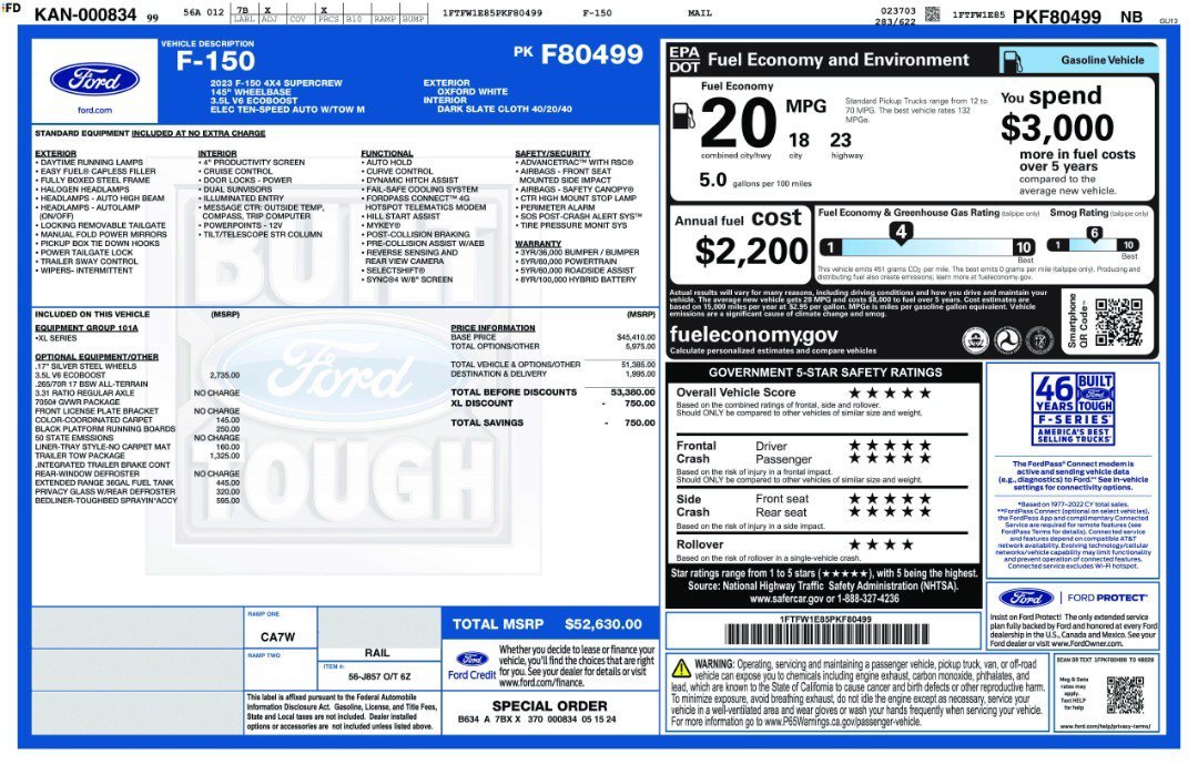 Used 2023 Oxford White Ford XL image 11