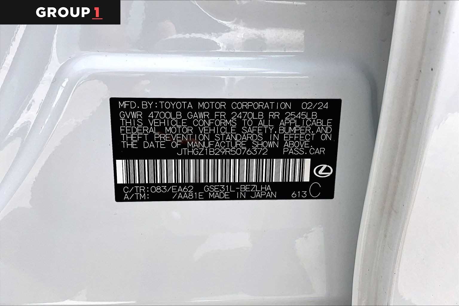 Certified Used 2024 Ultra White Lexus F SPORT image 45