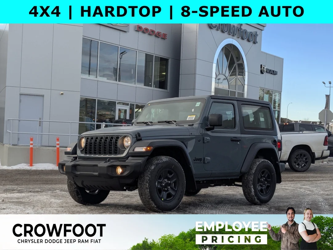New 2026 Dark blue Jeep Sport - - 4x4 - 2.0L Turbo Engine - 12.3 Uconnect 5 Display - Black Freedom Hardtop & More! image 1