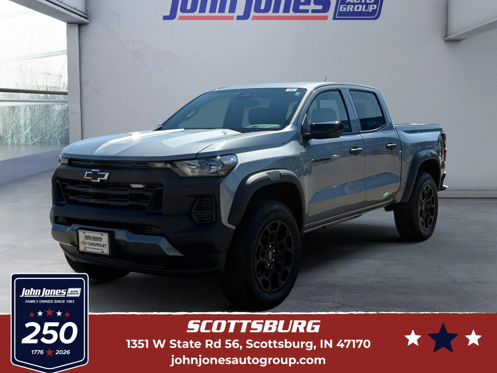 New 2026 Sterling Gray Metallic Chevrolet Trail Boss image 1