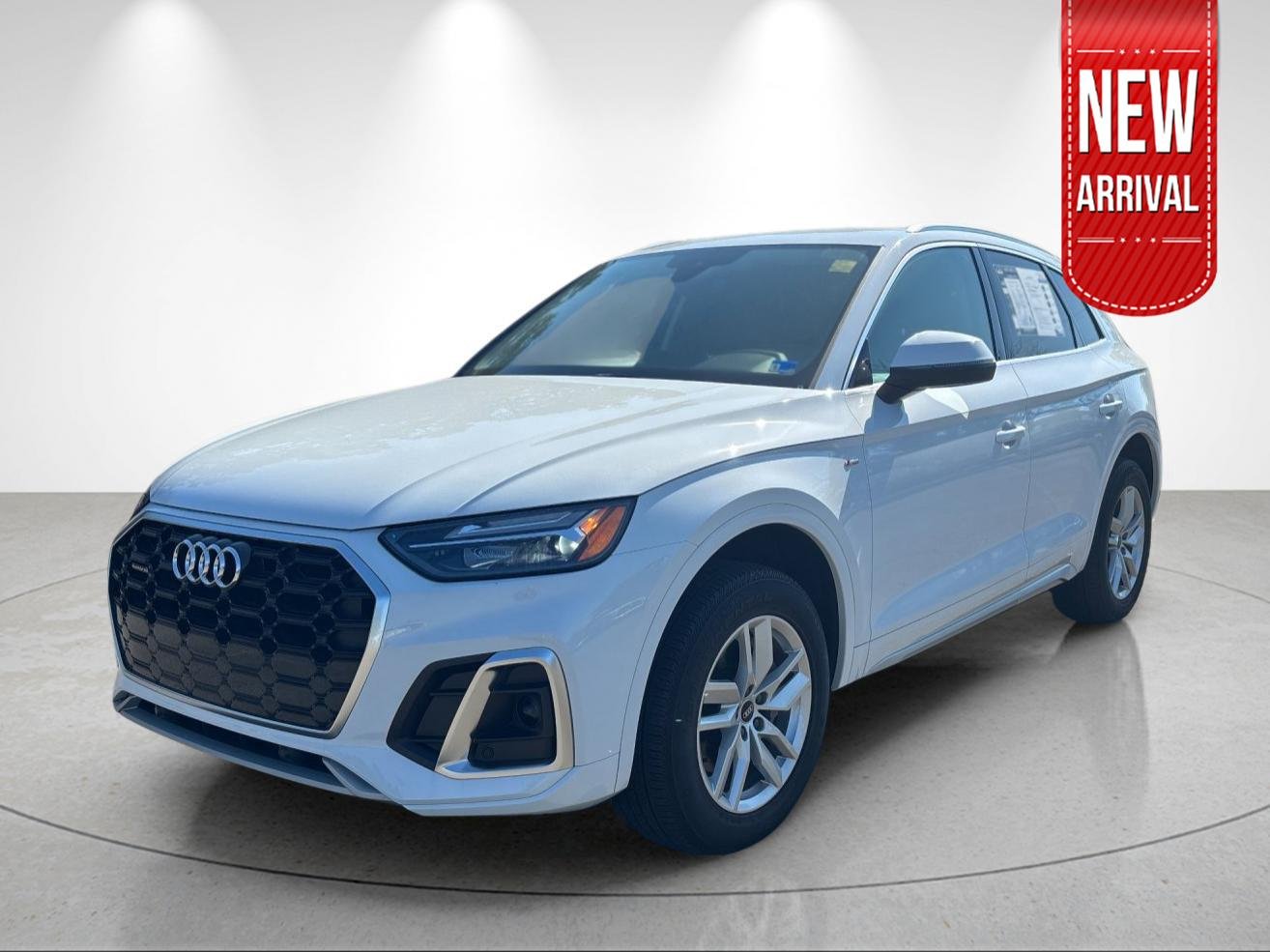 Used 2023 Glacier White Metallic Audi S line Premium image 1