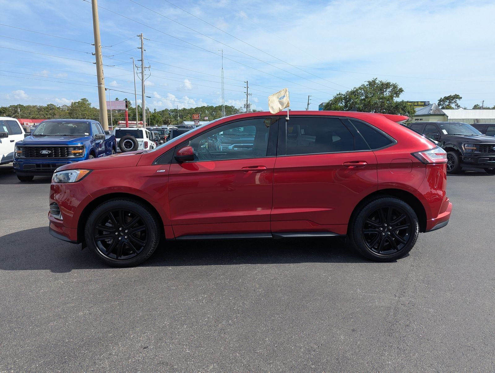 Certified Used 2022 Red Metallic Ford ST Line image 7