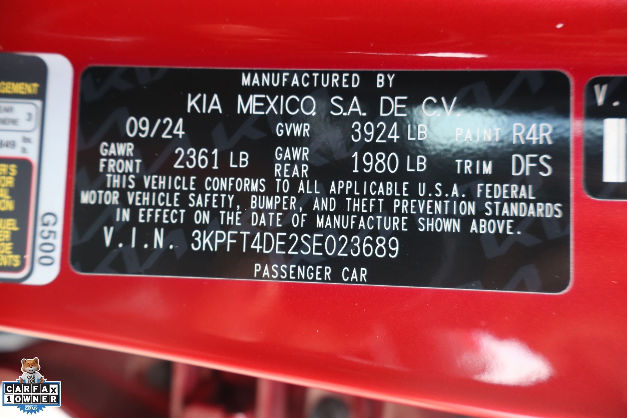 Used 2025 Red Kia LXS image 30