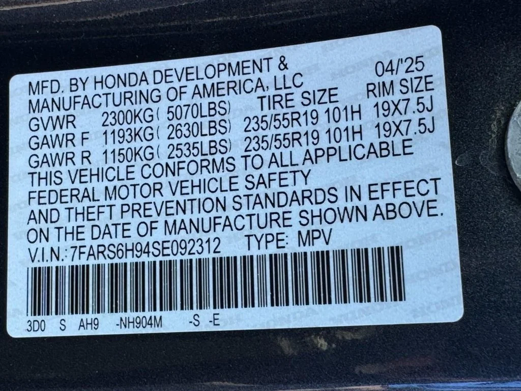 Certified Used 2025 Gray Metallic Honda Sport Touring image 27