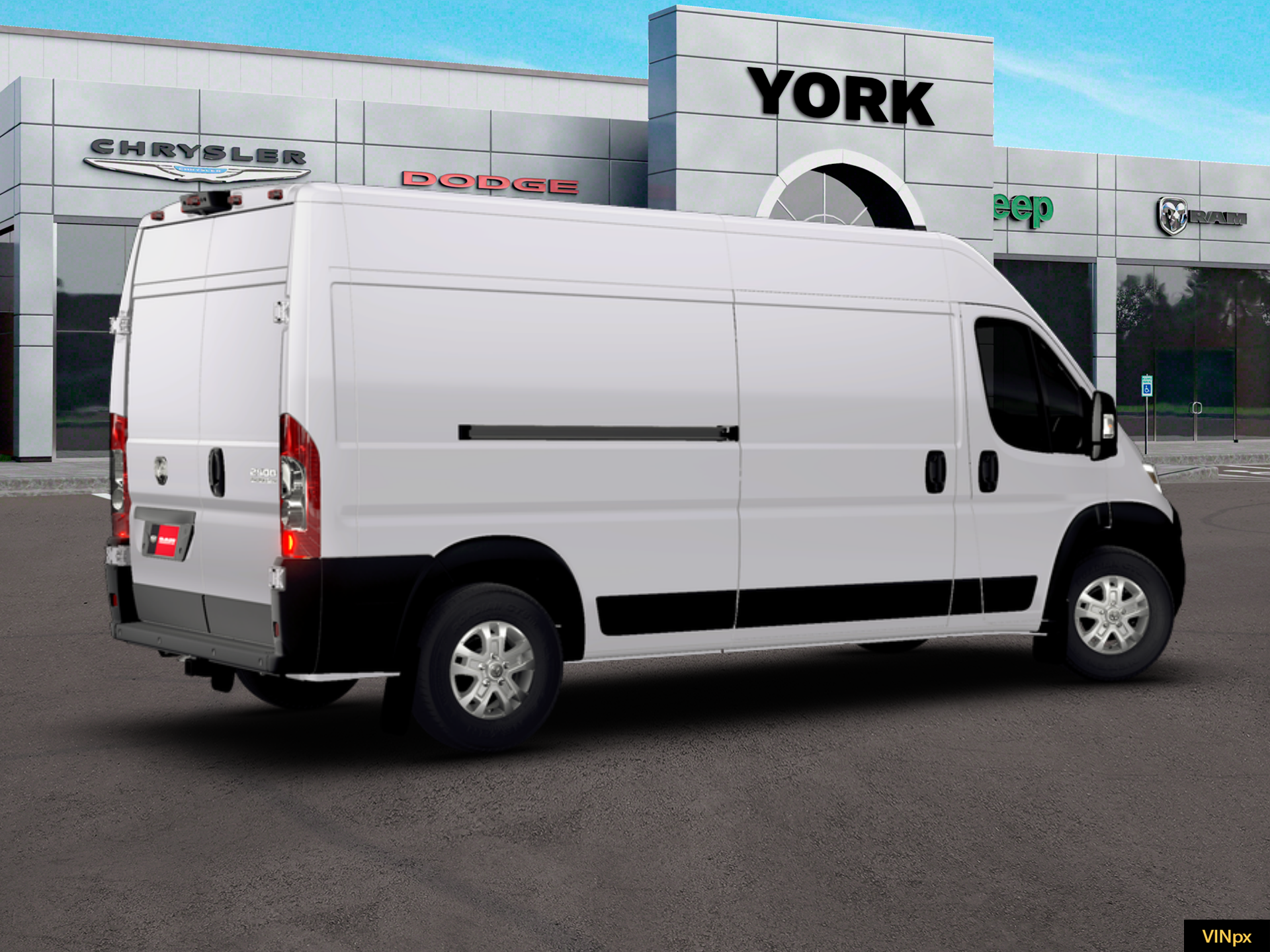 New 2026 Bright White Clearcoat RAM High Roof image 6