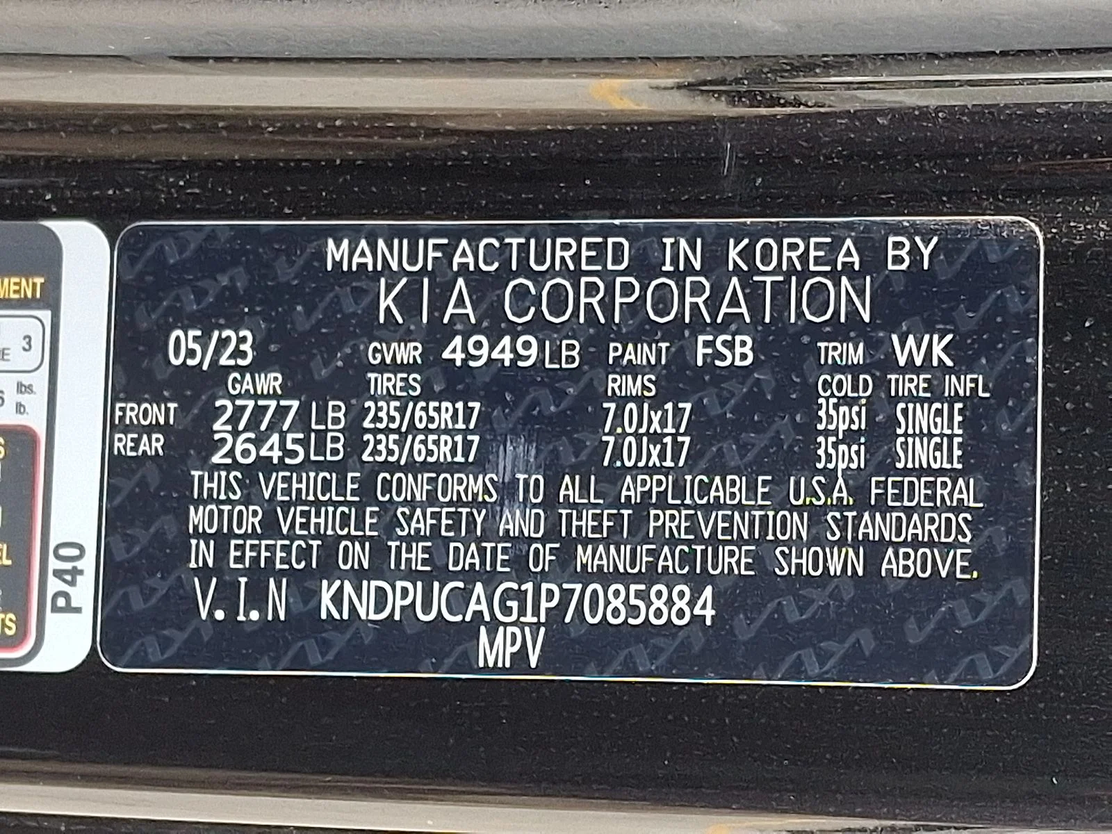 Certified Used 2023 Black Kia LX image 25