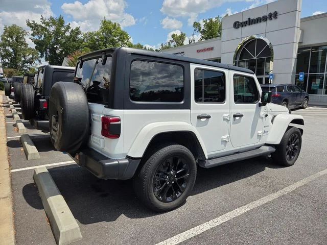 Used 2023 White Jeep Sahara 4xe image 6