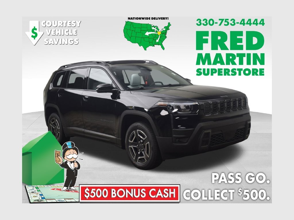 New 2026 Diamond Black Crystal Pearl-Coat Exterior Paint Jeep Limited image 1