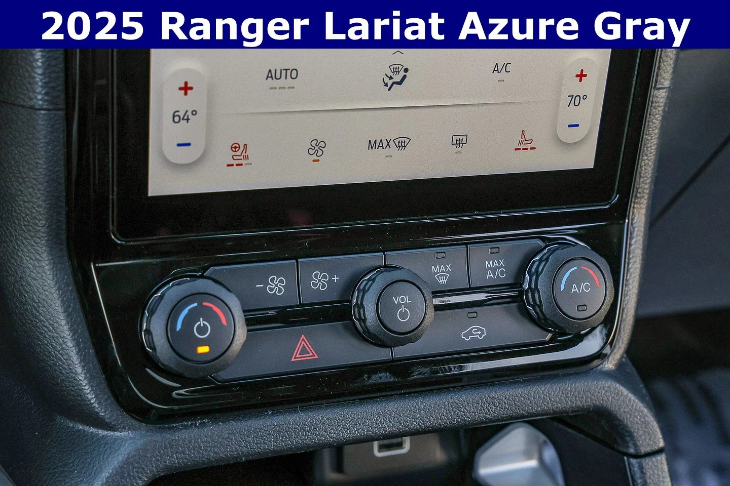 New 2025 Azure Gray Metallic Tri-coat Ford LARIAT® image 22