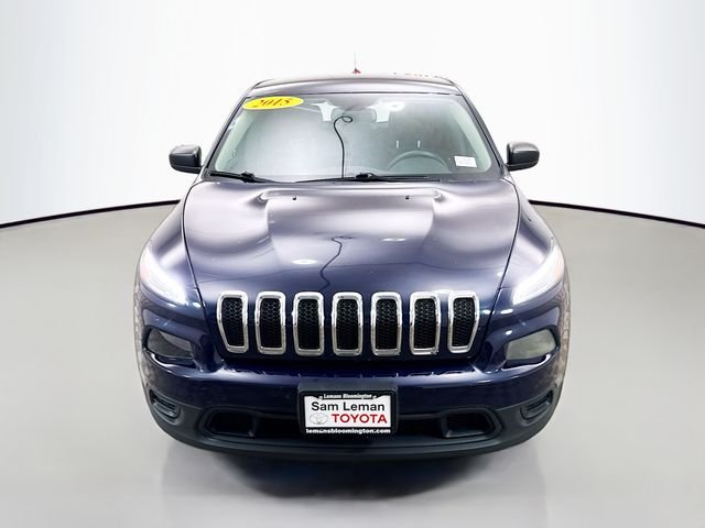 Used 2015 Jeep Cherokee Sport with VIN 1C4PJLAB3FW632509 for sale in Bloomington, IL