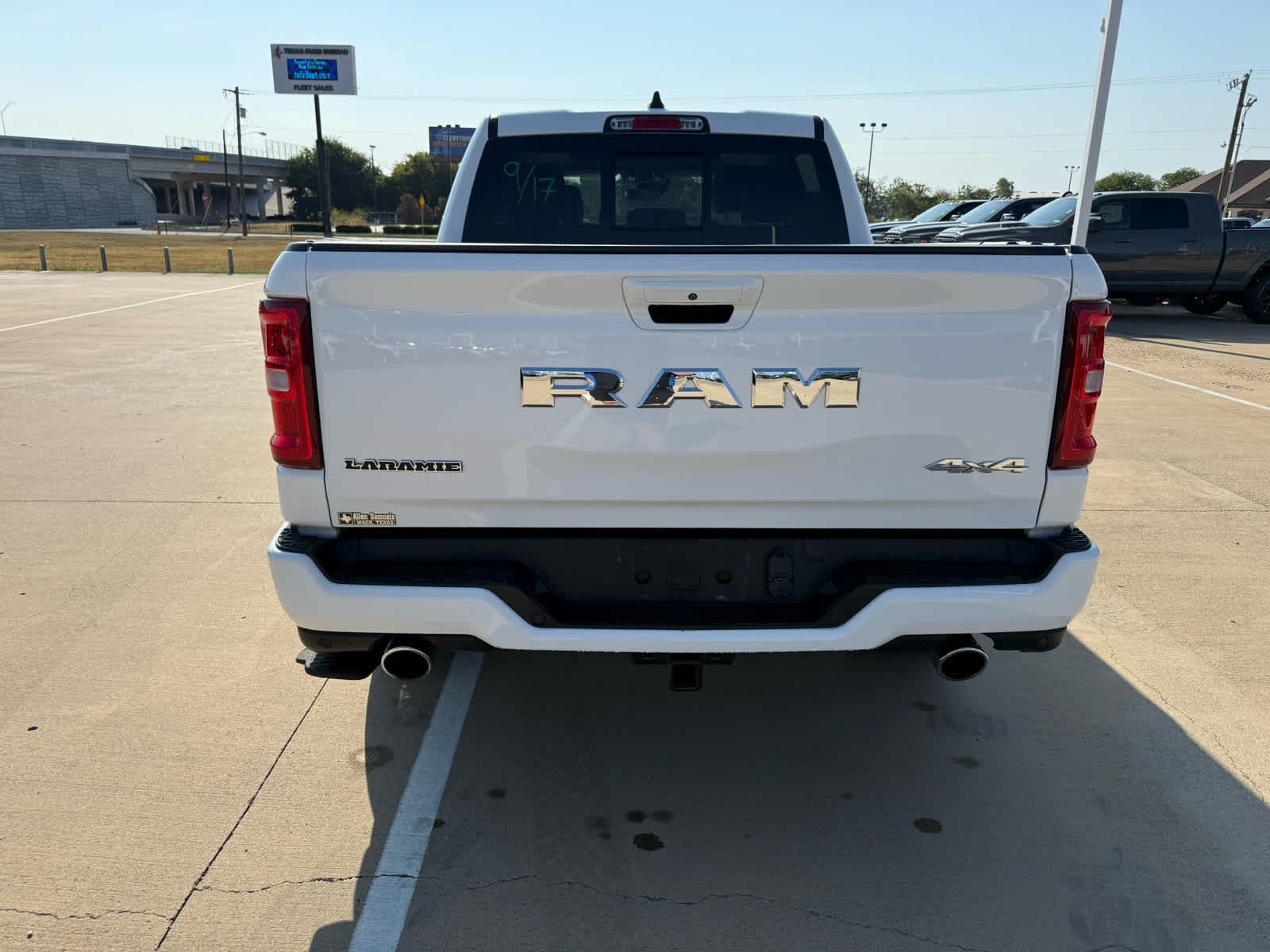 Used 2025 Bright White Clearcoat Ram Laramie image 6