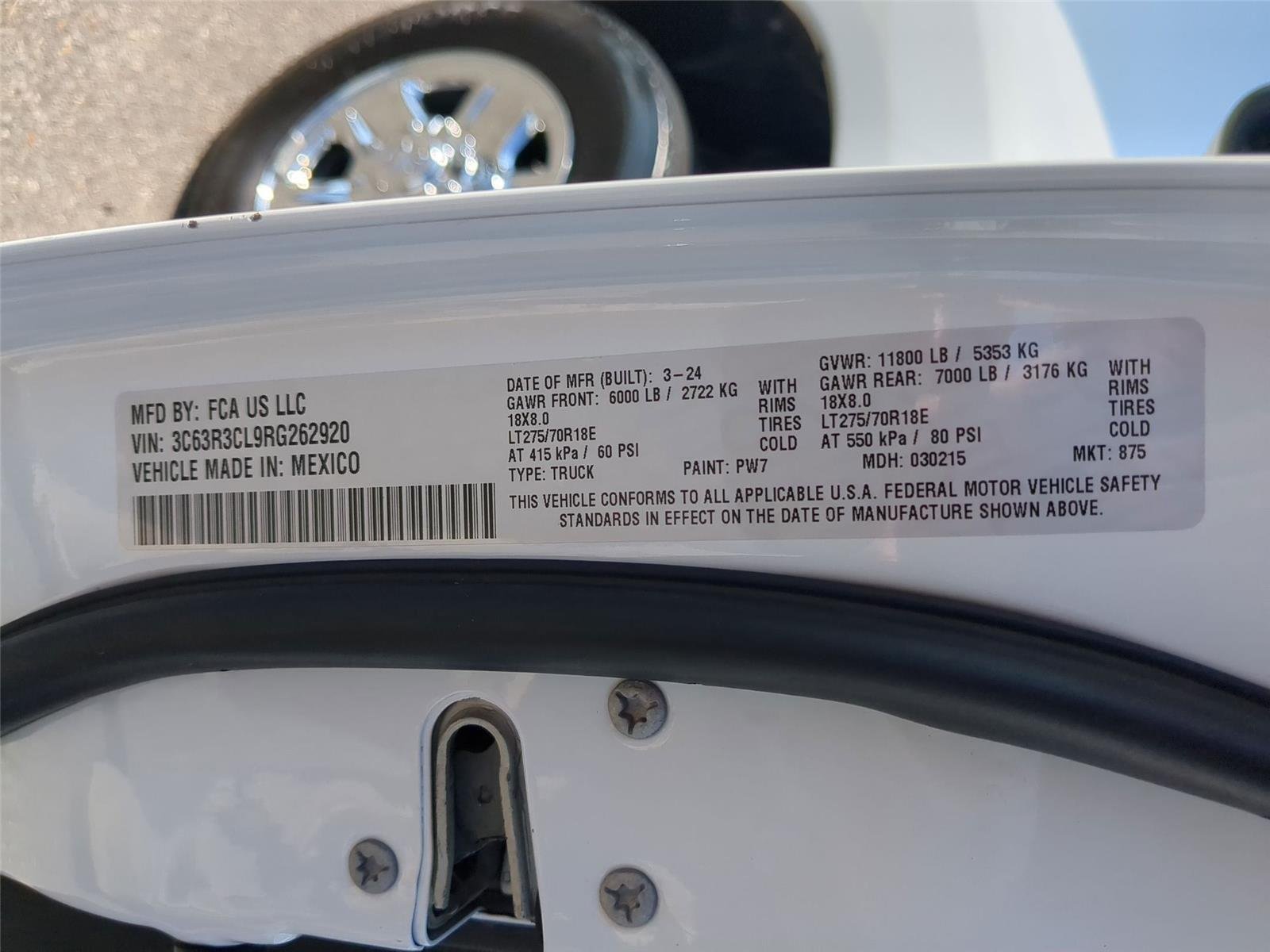 Used 2024 Bright White Clearcoat Ram Tradesman image 35