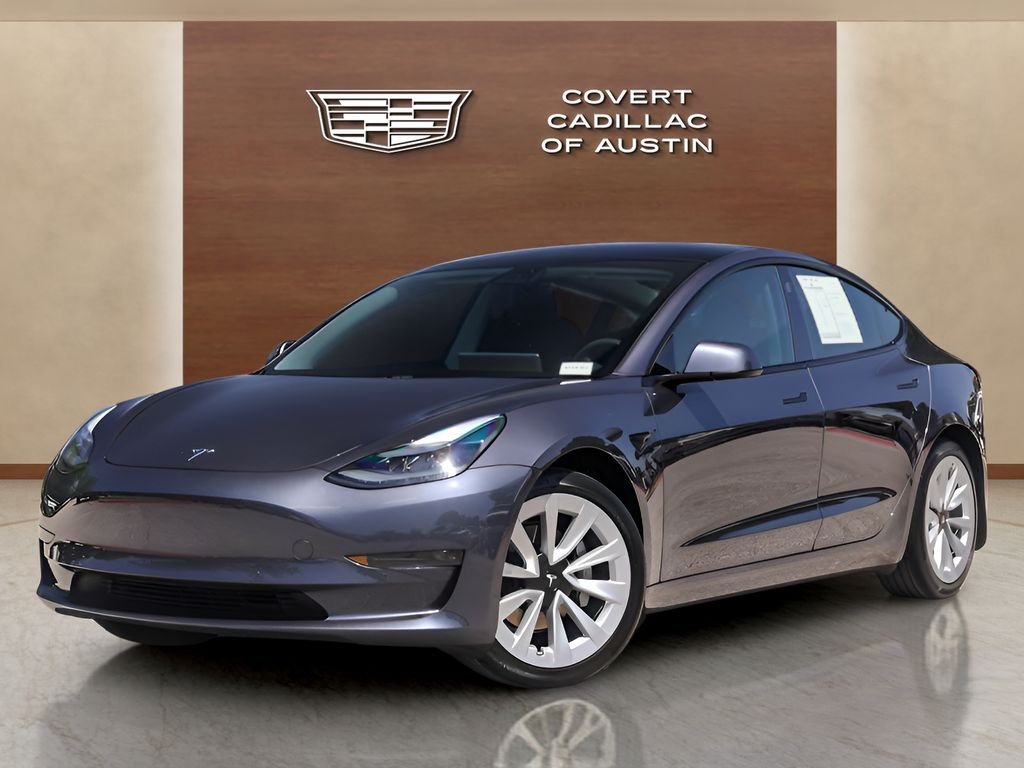 Used 2021 Silver Tesla Standard Range Plus image 1