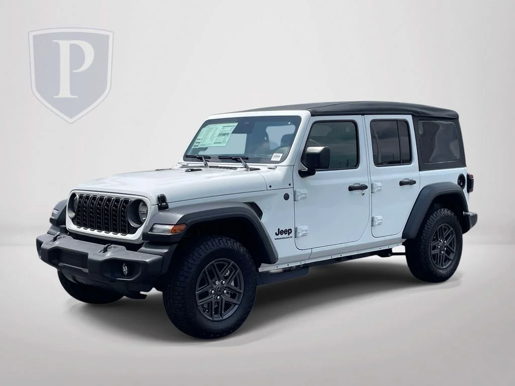 New 2026 Bright White Clear-Coat Exterior Paint Jeep Sport S image 4