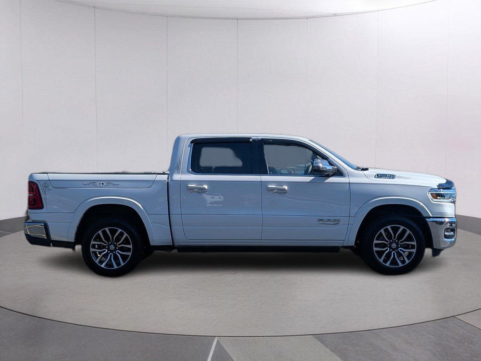 Used 2025 Bright White Clearcoat Ram Longhorn image 9