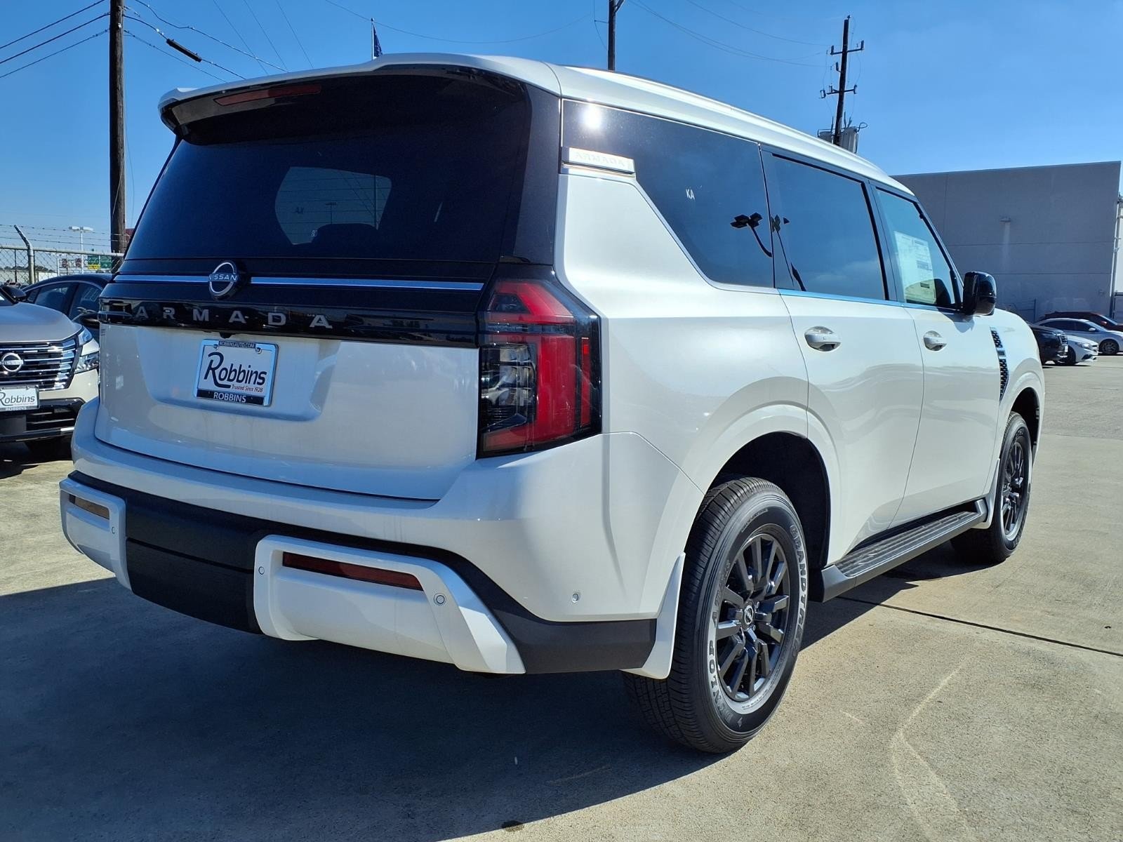 2026 Nissan Armada SV White at Robbins Nissan