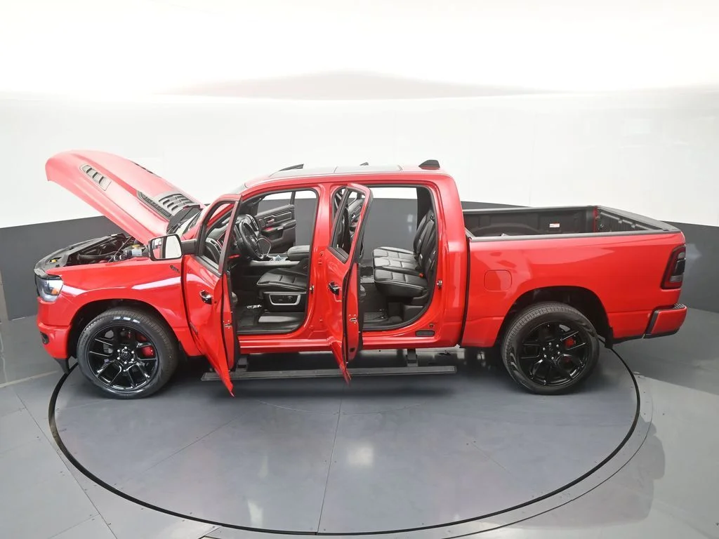 Used 2023 Flame Red Clearcoat Ram Laramie image 74