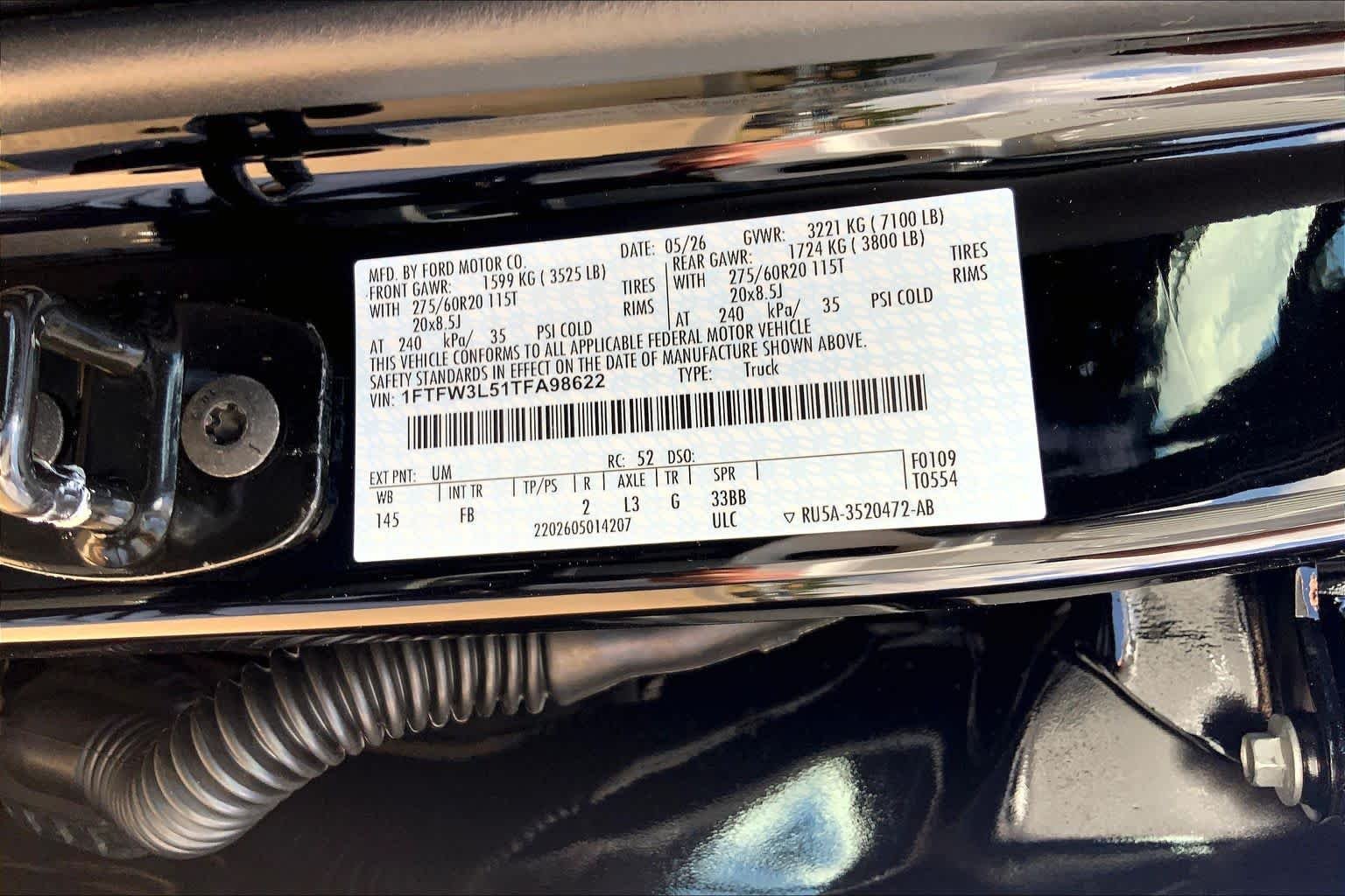 New 2026 Agate Black Metallic Ford XLT image 21