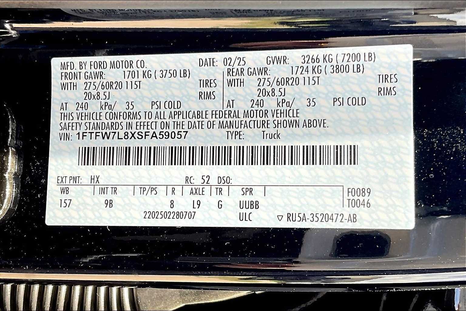 Used 2025 Antimatter Blue Metallic Ford Platinum image 19