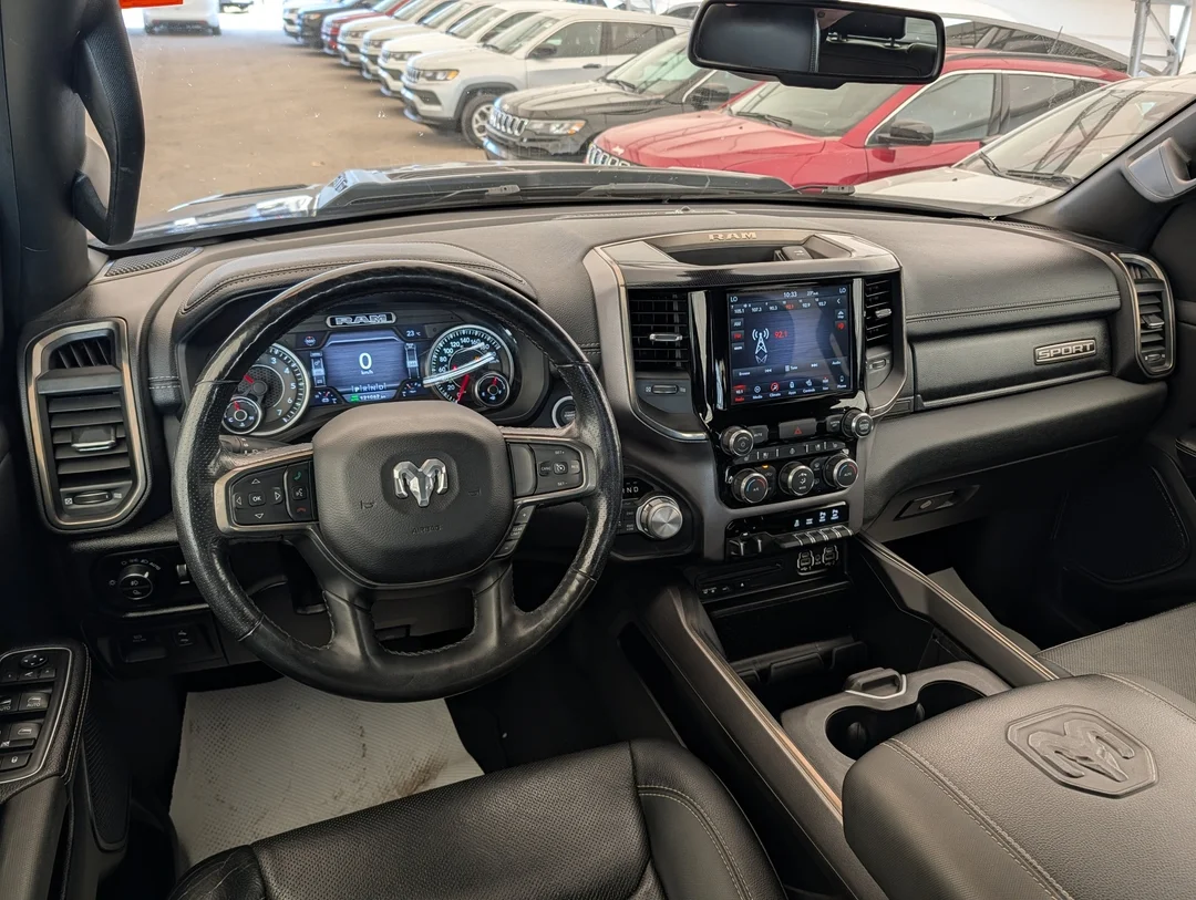 Used 2019 Black RAM Sport - - 4x4 - 5.7L HEMI V8 - Remote Start - Trailer Brake Control & More! image 25