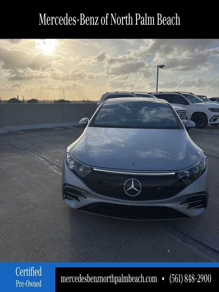 Certified 2024 Mercedes-Benz EQS Base with VIN W1KCG4EB3RA047675 for sale in Palm Beach Gardens, FL