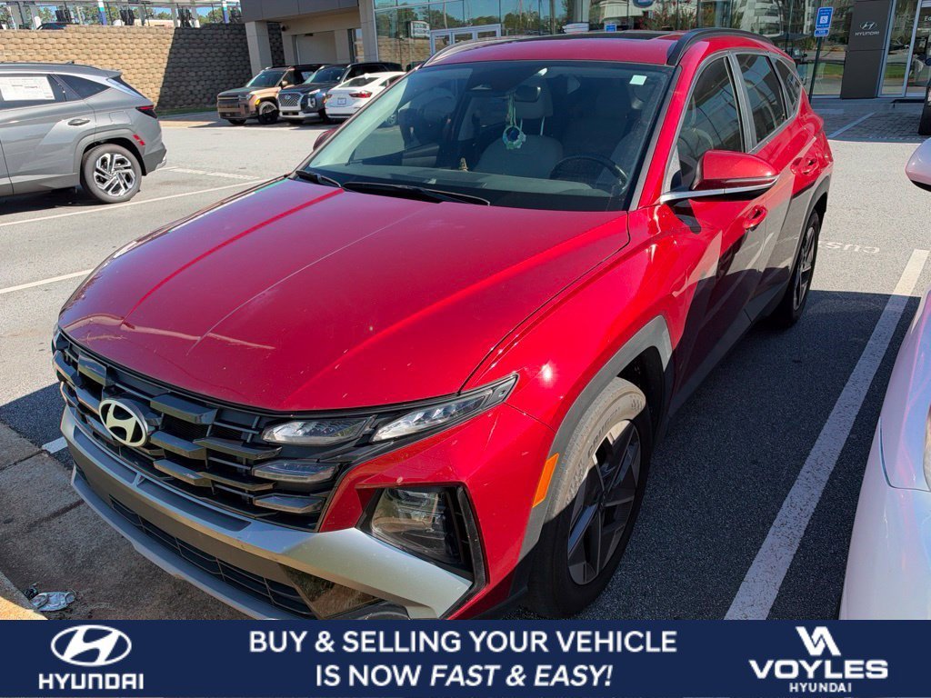 Certified Used 2025 Ultimate Red Hyundai SEL Convenience image 1