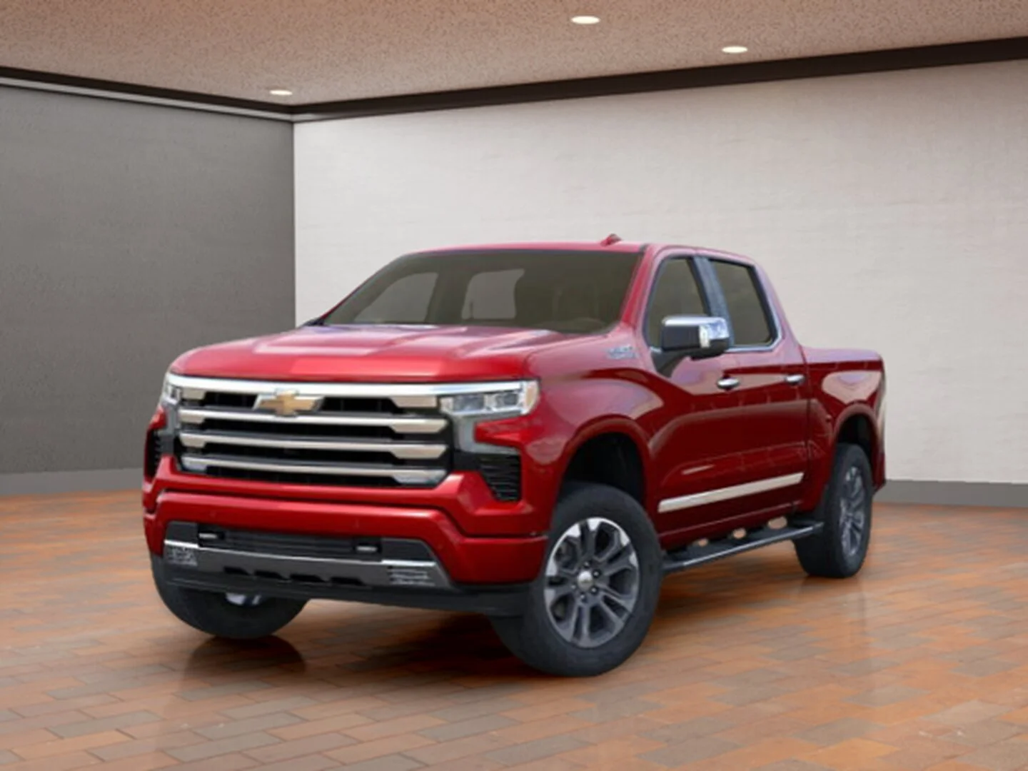 New 2026 Red Chevrolet Crew Cab Short Box 4-Wheel Drive High Country image 1