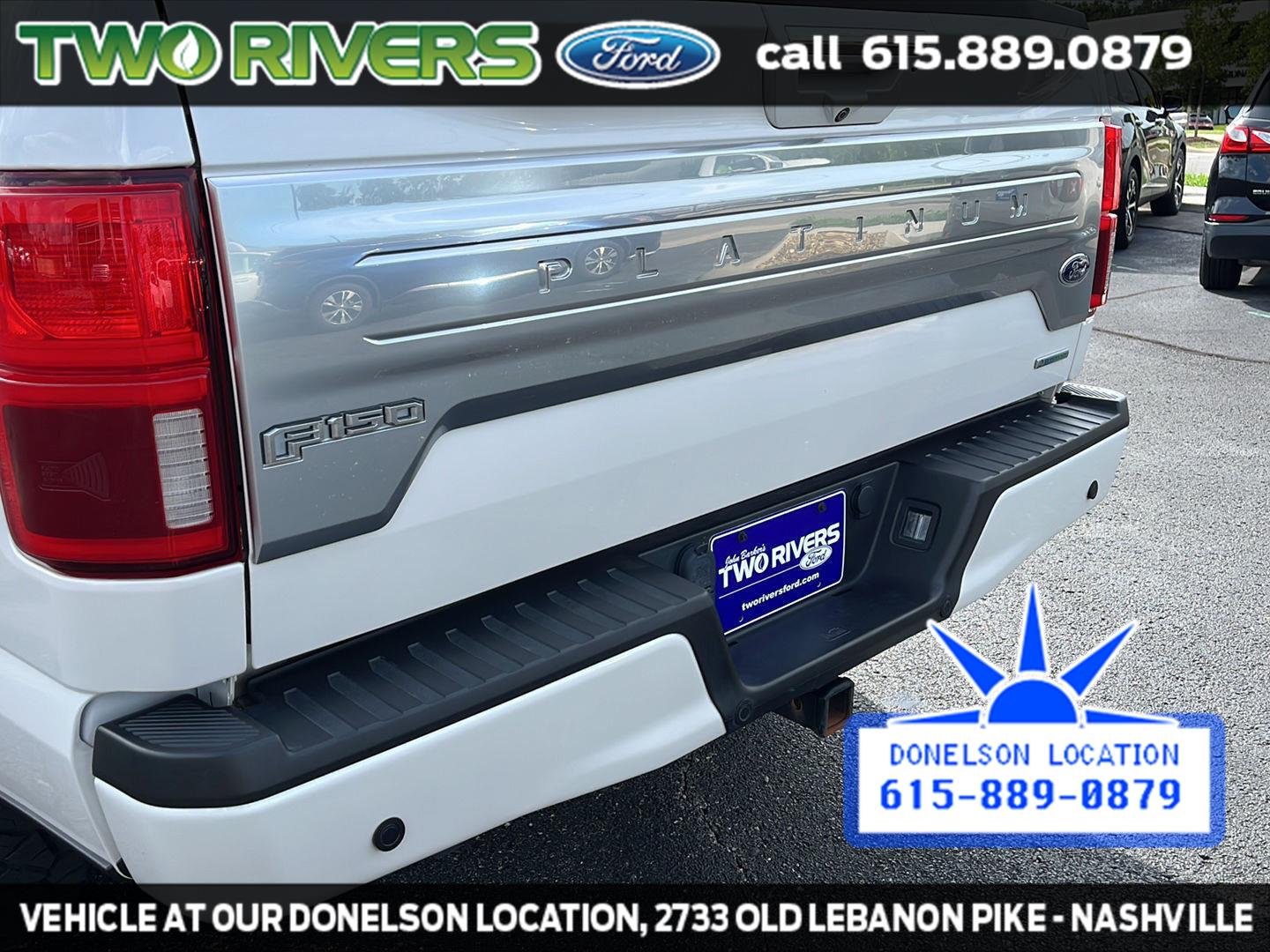 Used 2018 White Platinum Tri-Coat Metallic Ford Platinum image 11