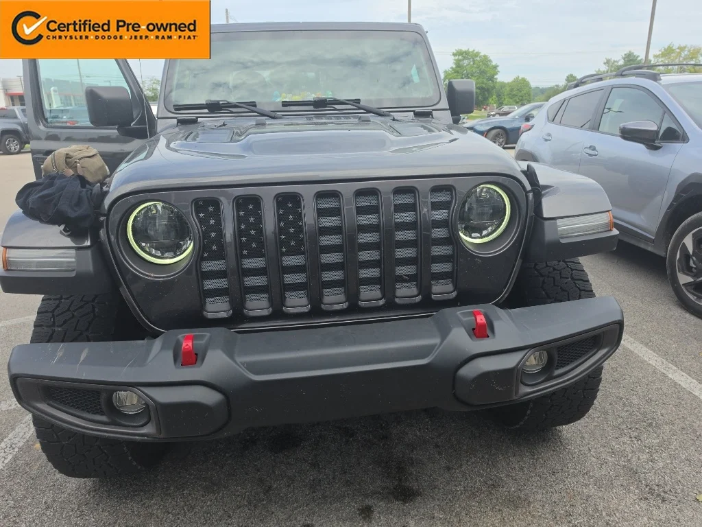 Used 2023 Granite Crystal Metallic Clearcoat Jeep Rubicon image 1