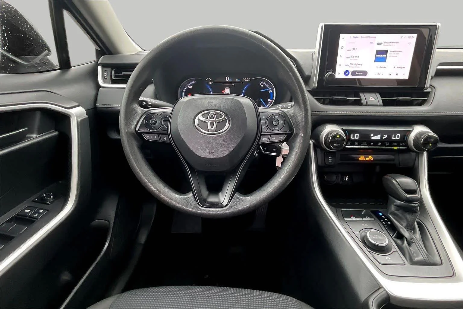 Certified Used 2025 Midnight Black Metallic Toyota Hybrid LE image 6