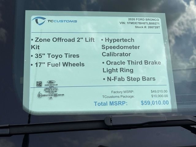 New 2026 Avalanche Gray Ford TCcustoms image 27