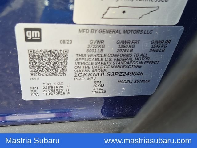 Used 2023 Blue Metallic GMC SLT image 10